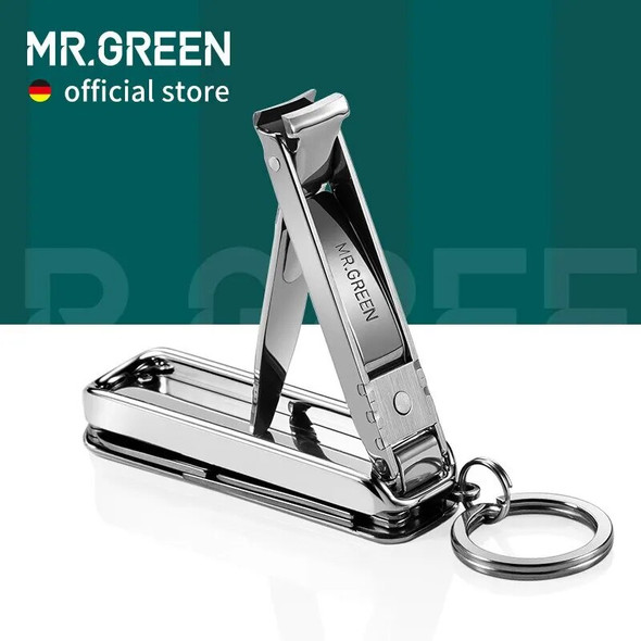 MR.GREEN Multifunctional Nail Clippers Six Functions Nail Files Bottle Opener Small Scissor Nail Cutter Stainless Steel