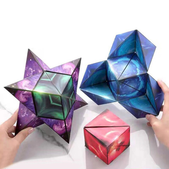 Geometric Changeable Magnetic Magic Cubo Anti Stress 3D Hand Flip Puzzle Cubo Creative Kids Educational puzzzle education toys