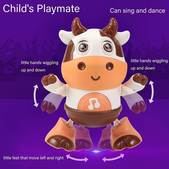 Baby Cow Musical Toys, Baby Preschool Educational Learning Toy With Led Lights & Music(Battery Not Included) Baby Cow Musical Toys, Baby Preschool Educational Learning Toy With Led Lights & Music(Battery Not Included)