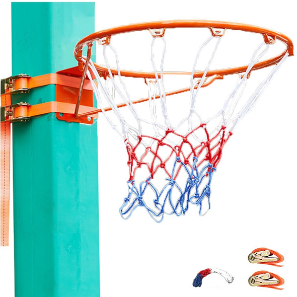 35/45cm No Punching Basketball Rim Kids Aldult Indoor And Outdoor Standard Basketball Hoop Hanging Basket Net Training Equipment