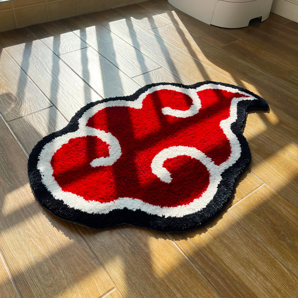 Japanese Anime Red Cloud Doormat Mat Anti-Slip Kitchen Bedroom Handmade Tufted Rug Carpet Living Room Entrance Rug Home Decor Japanese Anime Red Cloud Doormat Mat Anti-Slip Kitchen Bedroom Handmade Tufted Rug Carpet Living Room Entrance Rug Home Decor