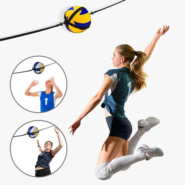 Adjustable Volleyball Training Equipment Aid Volleyball Trainer Elastic Belt for Beginners Setting Improves Serving Playing