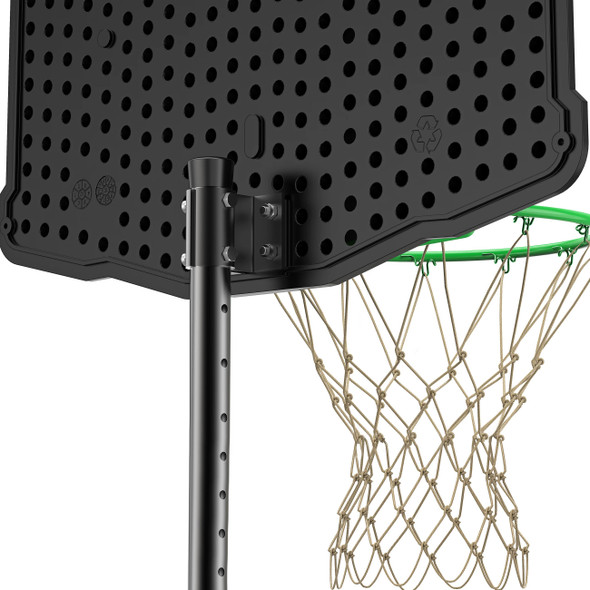 Basketball Hoop System Stand with 30in Backboard, Height Adjustable 60Inch-78Inch for Indoor Outdoor, Fillable Base with Wheels