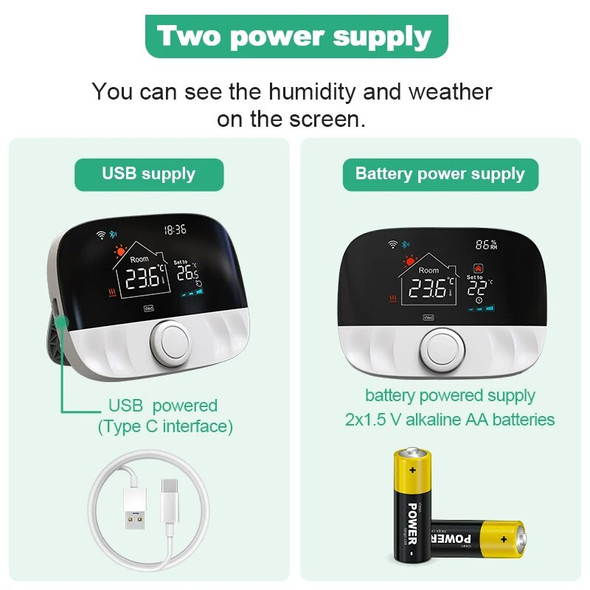 Tuya Smart Home WiFi Thermostat Wireless For Gas Boiler Water Heatig Digital Battery Temperature Remote Controller Alexa Google