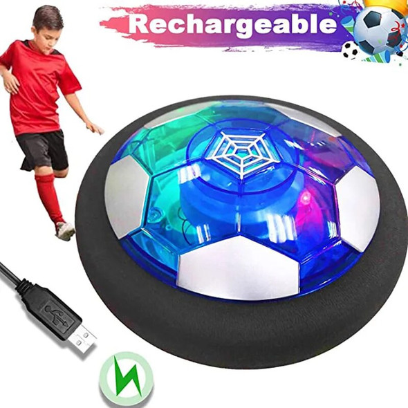 18/11cm Electric Soccer Ball Suspended Football Toys Soccer Gliding Air Cushion Floating Foam Football Kids Gift with LED Light