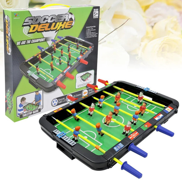 Foosball Table Soccer Game Tabletop Football Desktop Sports Interesting Plaything for Kids Adults Bar Pub Tournament Pool table
