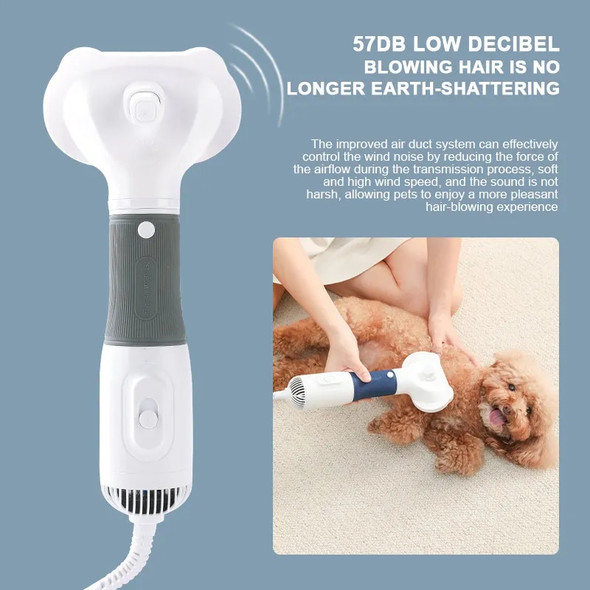 3-In-1 Pet Dog Dryer Quiet Dog Hair Dryers and Comb Brush Grooming Kitten Cat Hair Comb Puppy Fur Blower Low Noise Pet Products 3-In-1 Pet Dog Dryer Quiet Dog Hair Dryers and Comb Brush Grooming Kitten Cat Hair Comb Puppy Fur Blower Low Noise Pet Products