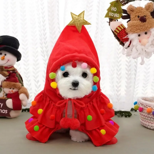 Merry Christmas Pet Clothes Dog Cloak Pet Cape And Shawl Puppy Cosplay Santa Tree Costume Happy Festival Coat Supplies Wholesale Merry Christmas Pet Clothes Dog Cloak Pet Cape And Shawl Puppy Cosplay Santa Tree Costume Happy Festival Coat Supplies Wholesale