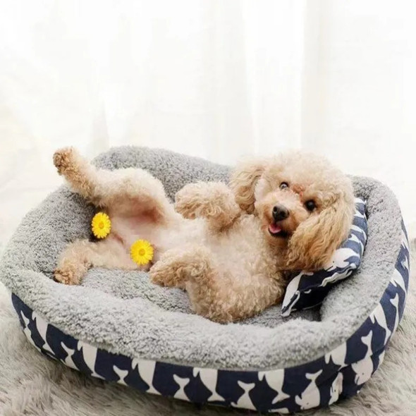 Soft Pet Bed Cat Bed Dog Bed Pet Mattress with Pillow Winter Warm Comfortable Sleeping Mat for Cats Dogs Plush Cat Mat Cat House Soft Pet Bed Cat Bed Dog Bed Pet Mattress with Pillow Winter Warm Comfortable Sleeping Mat for Cats Dogs Plush Cat Mat Cat House