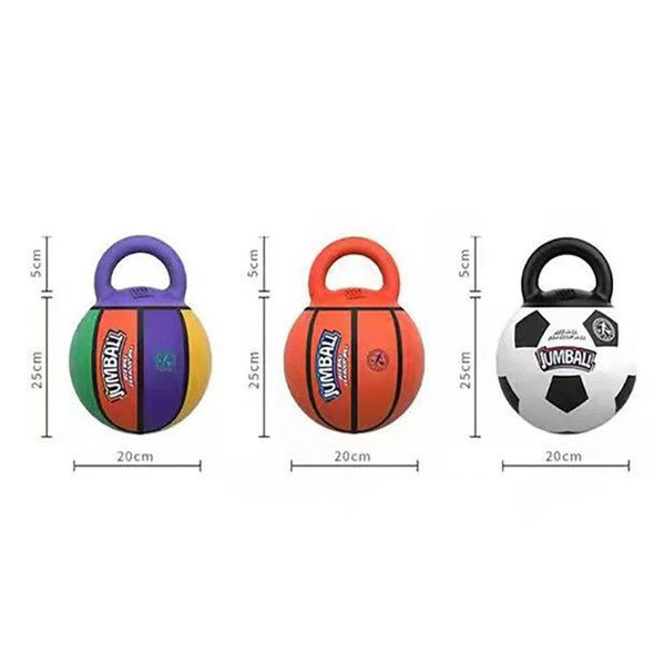 Pet Dog Toy Ball Sound Bite-Resistant Rubber Elastic Thorn Ball Small, Medium and Large Dog Training Interactive Game Ball