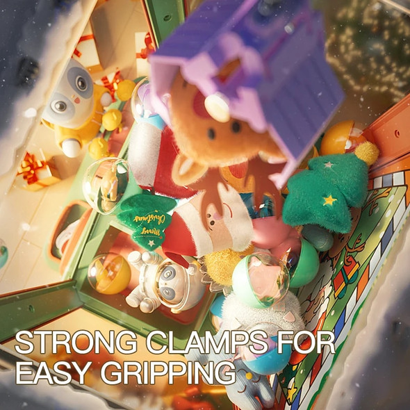 New Christmas Theme Doll Machine Coin Operated Play Game Claw Catch Toy Machines Dolls Children Interactive Toys Christmas Gifts