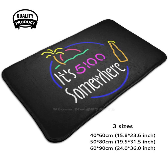 5 Somewhere Soft House Family Anti-Slip Mat Rug Carpet Band Music Doker76 Jimmy Margaritaville Buffett Singet Country Beach