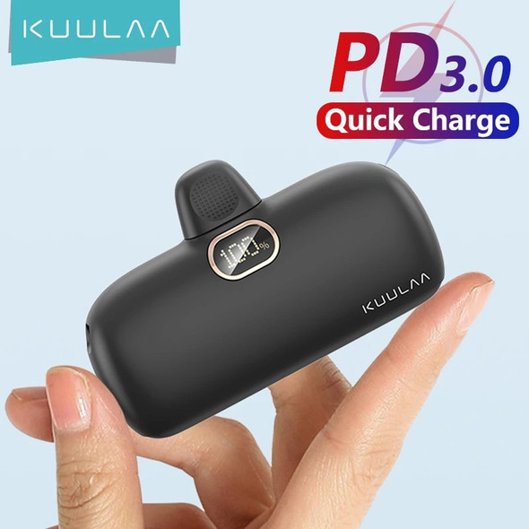 KUULAA Mini Power Bank 5000mAh PowerBank QC PD Fast Charging For iPhone 15 14 13 Batterie Externe Portable Charger For Samsung KUULAA Mini Power Bank 5000mAh PowerBank QC PD Fast Charging For iPhone 15 14 13 Batterie Externe Portable Charger For Samsung
