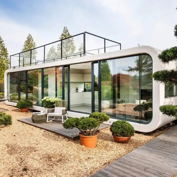 High Quality Modern Design Pod Living Container Homes Apple Cabin Prefabricated Movable Houses Luxury Expandable Container House High Quality Modern Design Pod Living Container Homes Apple Cabin Prefabricated Movable Houses Luxury Expandable Container House