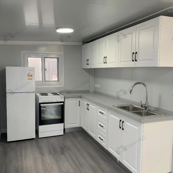 Luxury Modular Construction Flat Pack Prefab Mobile Expandable Container House Homes Economic Movable Hotel Apple Cabin