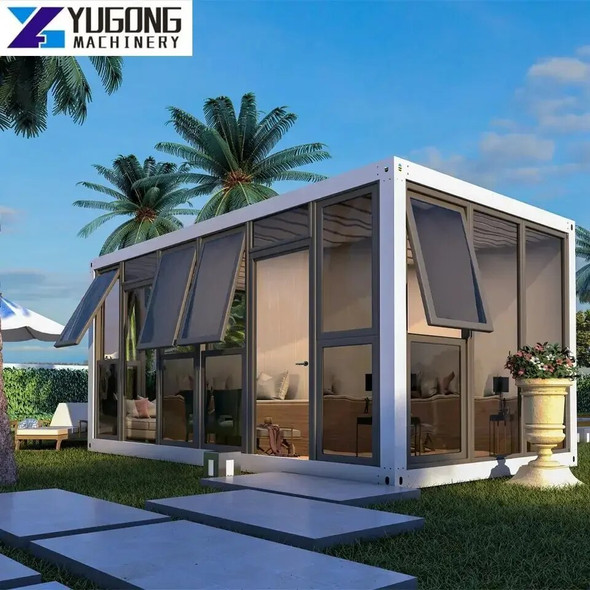 YG High Quality Foldable Office Cheap Accomodation Folding Prefabricated Homes Prefab House Container House