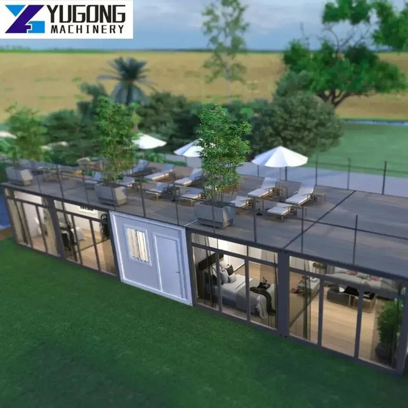YG Folding House Movable Prefab Foldable Container Home Prefabricated Portable Tiny Folding Container House