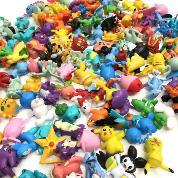 Pokemon Figures Toy Set 24pcs 1 Bag 2-3cm Bulk Anime Mini Doll Lot Pikachu Figurine Small Pocket Monster Birthday Gift