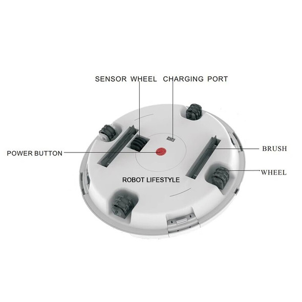 New Robot Pool Cleaner UFO001 for Small Pool 50 Square Meters,2600mah Battery,Light weight,Clean Floor, No Cable Convenient use