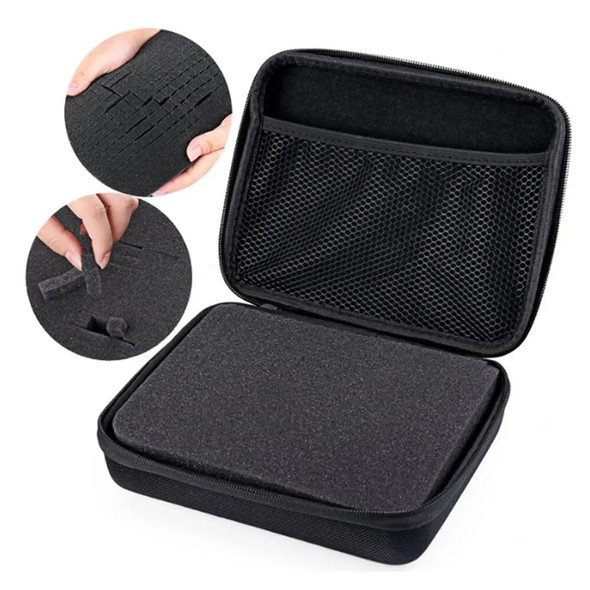 1PC Portable Accessories Collection Foam Shockproof DIY Case Storage Bag Box For GoPro Xiaomi SJCAM DJI OSMO EKEN SJCAM