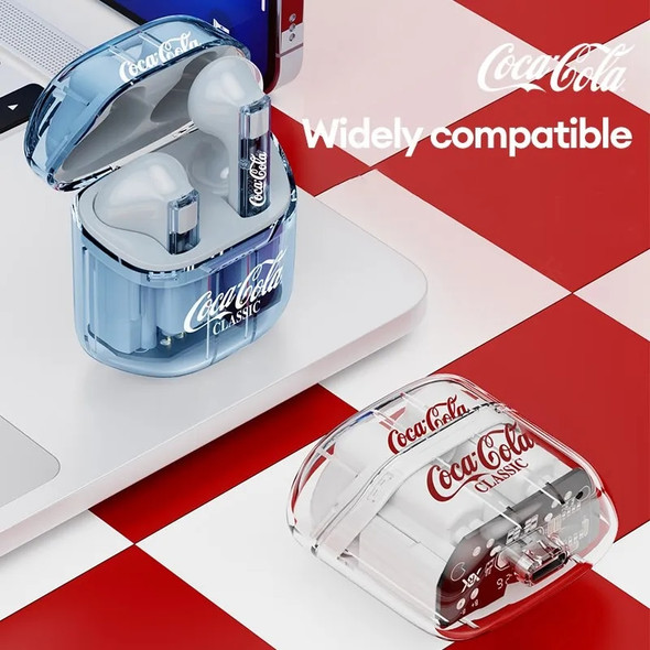 MINISO Coca-Cola T01 TWS Bluetooth Earphones Gaming Sport Earbuds High Quality In-Ear Long Endurance Headset 2023 Headphone