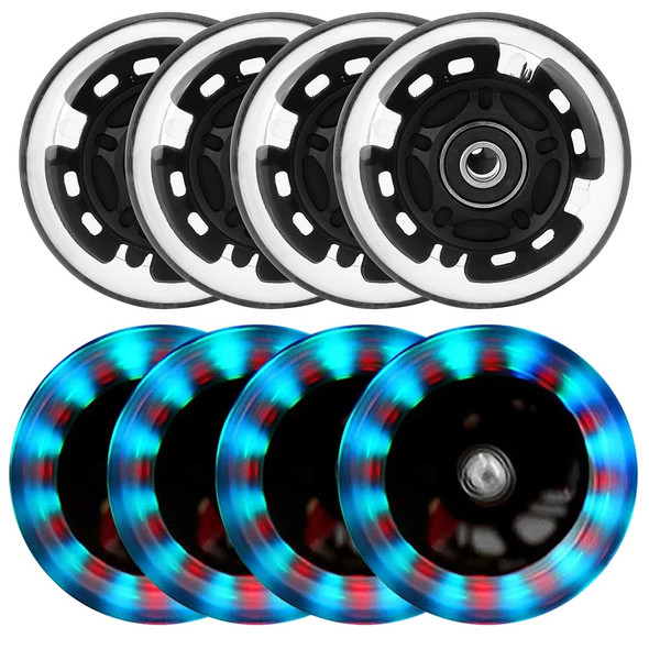 LED Flash Wheel 80mm 76mm 72mm for Inline Skates 85A for Adults Kids SEBA RB Roller Wheel Replacement inline skate wheels