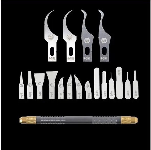 IC Chip Repair Thin Blade Tools Set, CPU Edge Removal Tool, Remove for Mobile Phone, Computer CPU Motherboard