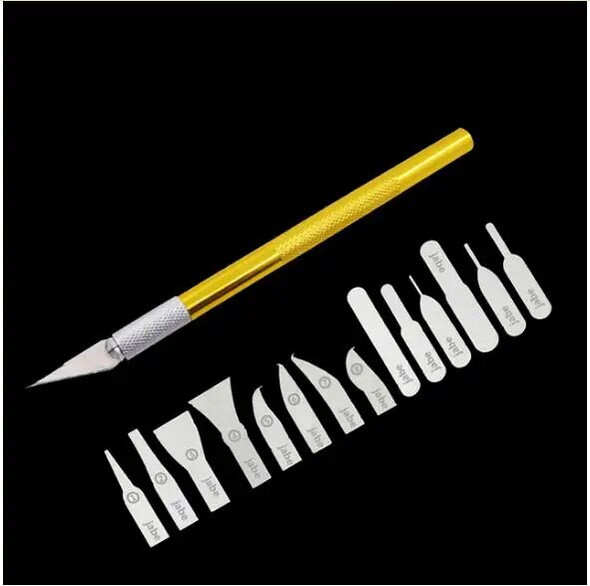 IC Chip Repair Thin Blade Tools Set, CPU Edge Removal Tool, Remove for Mobile Phone, Computer CPU Motherboard