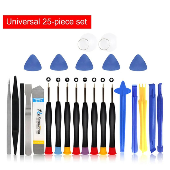 25 in 1 Mobile Phone Repair Tools Kit Spudger Pry Opening Tool Screwdriver Set for iPhone X 8 7 6S 6 Plus 11 Pro XS Hand Tools