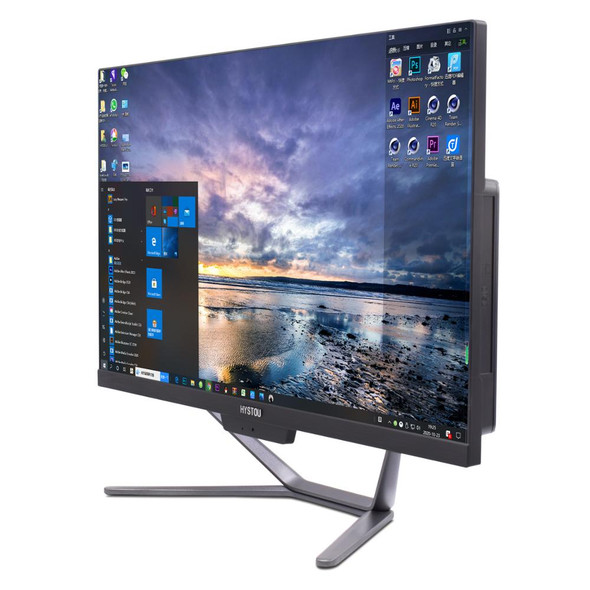 All in One PC 23.8 Inch Monitor Intel i7 Desktop Computer Windows 10 with 3M Camera for Gaming Office Using