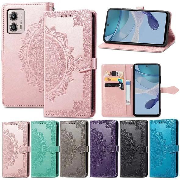 Mandala Flip Case For Samsung Galaxy S23 Ultra S22 Plus S21 FE S20 S10 S9 S8 S7 Edge Note 20 10 Pro 9 Leather Wallet Phone Cover