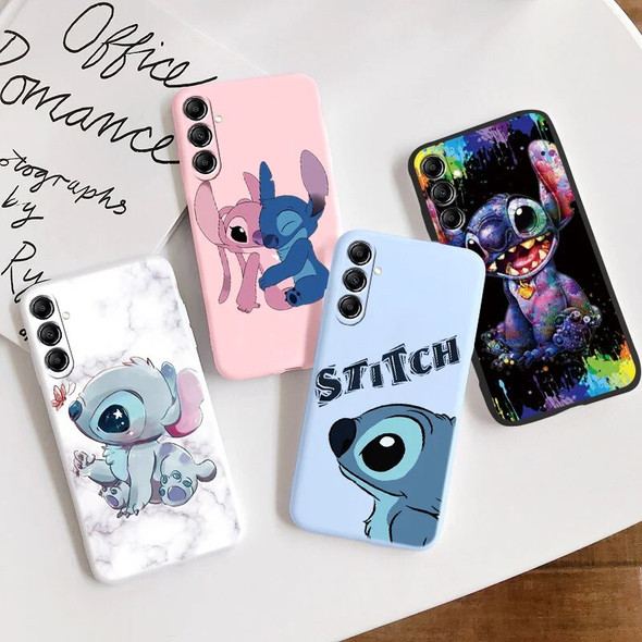 For Samsung Galaxy A14 Disney Cartoon Lilo & Stitch Case Silicone Phone Cover For Samsung A 14 A 1 4 6.6'' Fundas Couqe Bumper