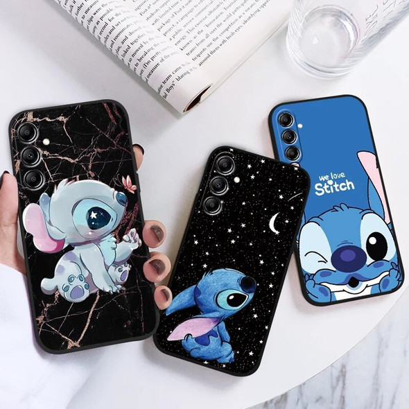 For Samsung Galaxy A14 Disney Cartoon Lilo & Stitch Case Silicone Phone Cover For Samsung A 14 A 1 4 6.6'' Fundas Couqe Bumper