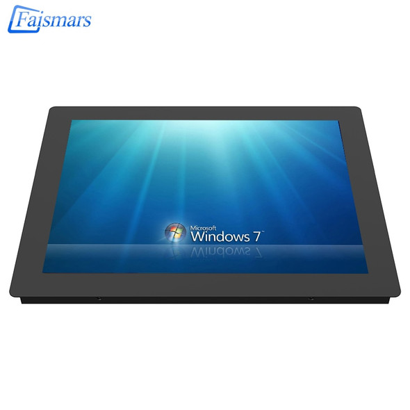 18.5 inch i3 i5 i7 industrial all in one pc resistive touch screen medical advertising self service PC for Windows 7/10 Linux