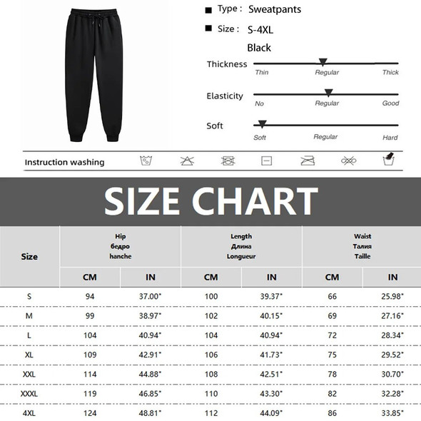 Men's Sweatpants Spring Autumn Fleece Pants Sport Long Pants Casual Drawstring Pockets Trousers Oversize Sweatpants For Men