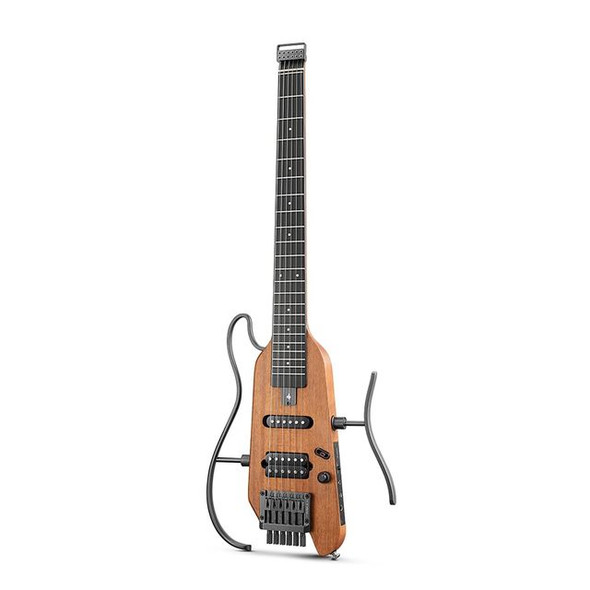 Donner HUSH-I Silent Acoustic Travel Guitar for Quiet Mute Practice HUSH-X Professional Rock Beginner Headless Electric Guitar