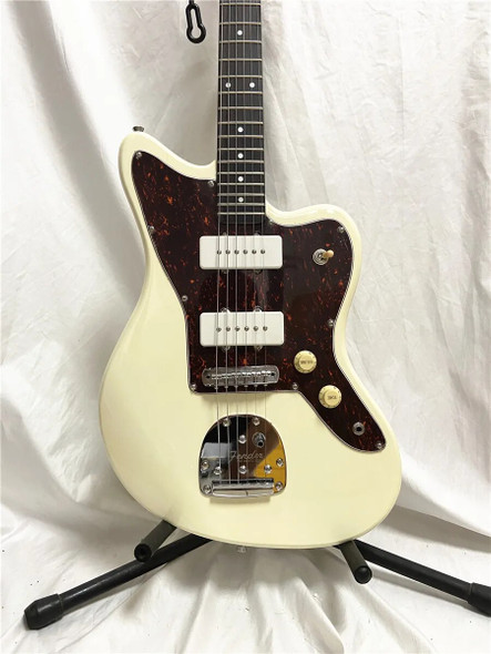 High quality custom 6-string Cream Jazz Electric Guitar Rosewood fingerboard Red guard free shipping