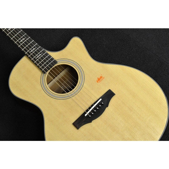 Kepma F1 Solid Top Acoustic Guitar Professional Guitar Beginner Guitar with Gigbag