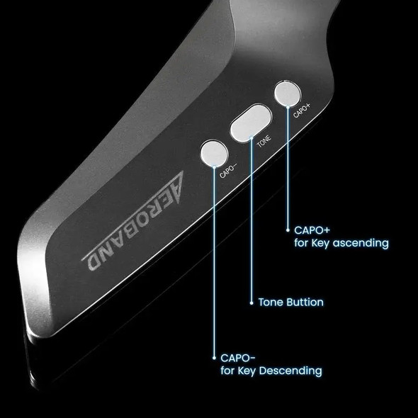 AeroBand Guitar Smart & Painless Guitar Siliconestrings, one-touch conversion of 12 keysBluetooth and 8 sounds USB Midi function