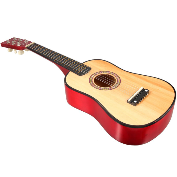 Kids Guitar Musical 23 Inch Classical Ukulele Educational Acoustic 6-String Beginner Instrument Pink