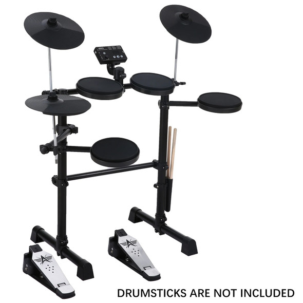 Electric Drum Set 8 Piece Electronic Drum Kit for Adult Beginner with 144 Sounds Hi-Hat Pedals Holiday Gifts