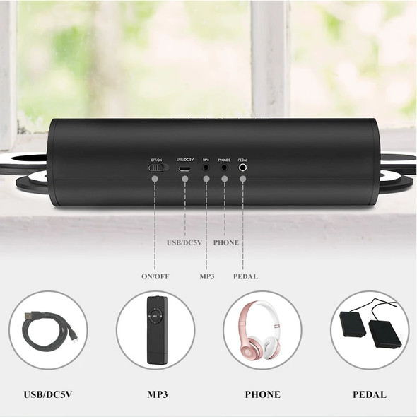 Aiersi Electronic Drum Digital USB MIDI 7 Pads Roll Up Set Silicone Electric Drum Pad Kit With DrumSticks Sustain Pedal