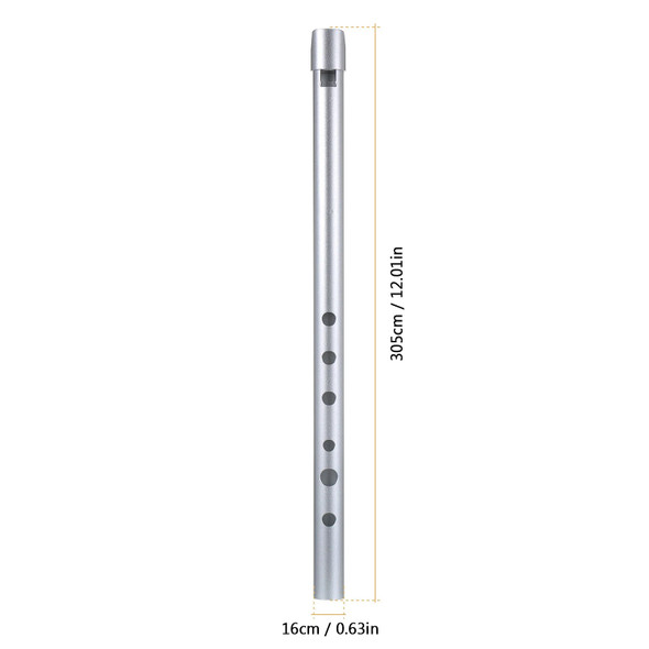 C Key Irish Whistle Traditional Tin Penny Whistle 6 Holes Flute Wind Music Instrument for Beginners Intermediates & Experts