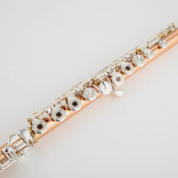 Pearl Quantz PF-8950ES Flute High Quality Phosphor copper 17 Keys Flute Open Hole E-Mech Flute Musical Instrument