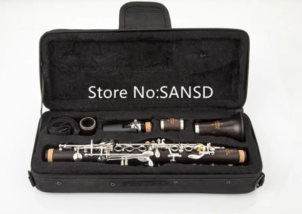 Buffet E11 Clarinet E Flat 17 Keys Ebony Wood Nickel Plated Professional musical instrument With Case Free Shipping