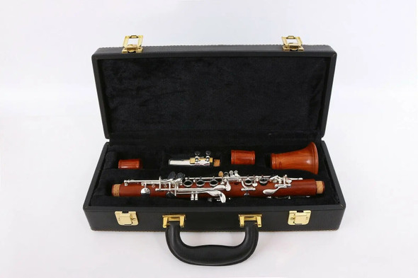 Yinfente Clarinet Professional Rosewood Clarinet Golden Plated Key Bb Key 17 key