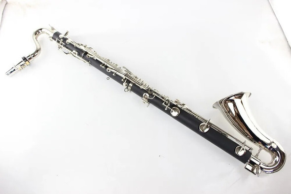 Buffet Bass Clarinet Professional Bb Clarinet Drop B Tuning Black Tube Clarinet Silvering Keys klarnet Brand Musical Instrument