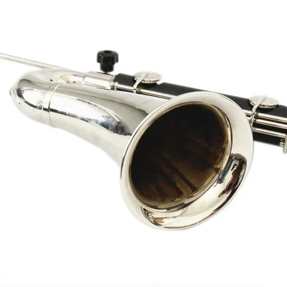 Professional Low E 17 Silver Keys Contra Bass Clarinet JYCL306