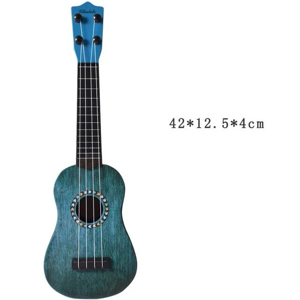 Mini 17 Inch Portable Children Ukulele Guitar Musical Instrument Kids Educational Toys 4 Strings Piano For Beginner Basic Player