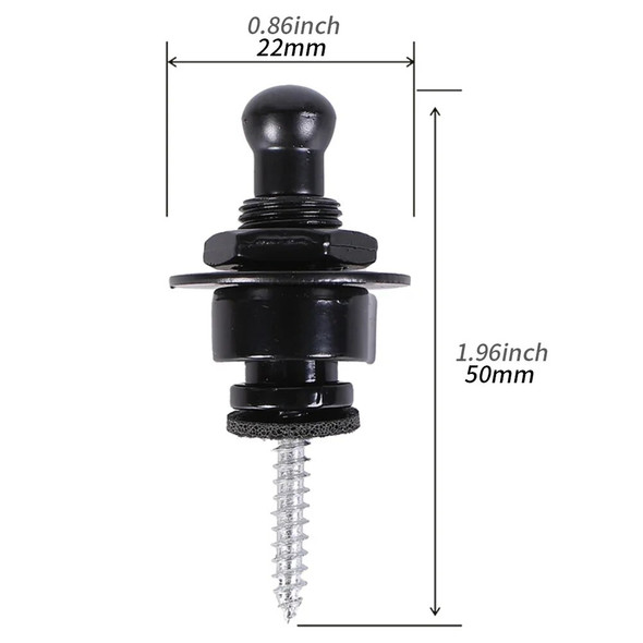 Guitar Strap Locks Metal Guitar Strap Buttons Lock Tail Nail With Wrench For Acoustic Electric Guitar Bass Ukulele Guitar Strap Locks Metal Guitar Strap Buttons Lock Tail Nail With Wrench For Acoustic Electric Guitar Bass Ukulele